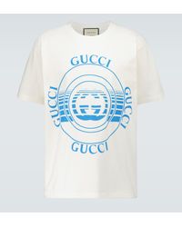 Gucci Cotton Oversized T Shirt In Red For Men Save 62 Lyst