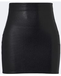 Wolford - Embossed Croc-Effect Miniskirt - Lyst