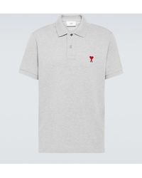 Ami Paris - Polo Ami De Cour De Pique De Algodon - Lyst