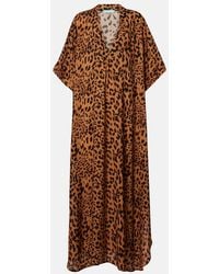 Melissa Odabash - Vanessa Leopard-Print Kaftan - Lyst