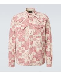 RRL - Printed Cotton Shirt - Lyst