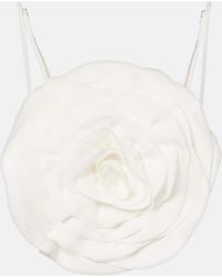Blumarine - Floral Crop Top - Lyst