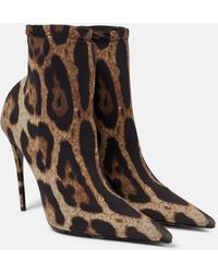 Dolce & Gabbana - Kim Stretch Ankle Boots - Lyst