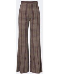Vivienne Westwood - Checked Wide-Leg Pants - Lyst