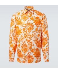 Etro - Roma Paisley Linen Shirt - Lyst