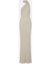 AYA MUSE - Atria Cable-Knit Cotton-Blend Maxi Dress - Lyst