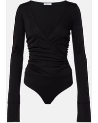 Max Mara - Nigella Draped Wool Bodysuit - Lyst