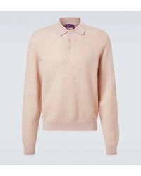 Ralph Lauren - Cashmere Polo Sweater - Lyst