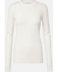The Row - Dantea Cotton Jersey Top - Lyst