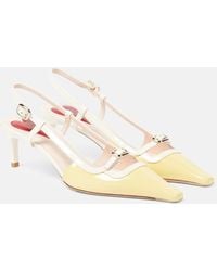 Roger Vivier - Viv' Canard Patent Leather Slingback Pumps - Lyst