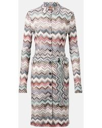 Missoni - Zigzag Shirt Dress - Lyst