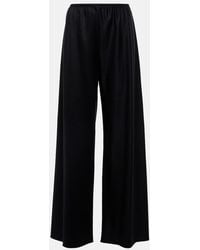 The Row - Gala Virgin Wool Wide-Leg Pants - Lyst