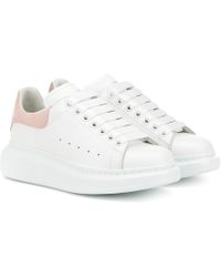 Alexander McQueen Sneakers aus Leder - Weiß