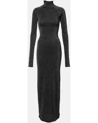 SIR. - Lame Turtleneck Maxi Dress - Lyst