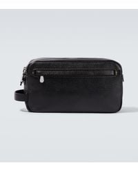Brunello Cucinelli - Leather Toiletry Bag - Lyst