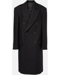 Wardrobe NYC - Oversized Checked Virgin Wool Coat - Lyst
