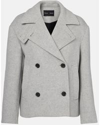 Proenza Schouler - Double-Breasted Wool Coat - Lyst