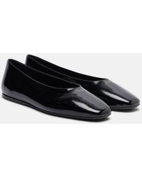 Prada - Leather Ballet Flats - Lyst