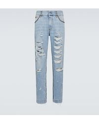 Dolce & Gabbana - Mid-Rise Straight Jeans - Lyst