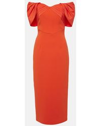 Rebecca Vallance - Off-Shoulder-Midikleid Alani - Lyst