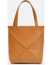 Loewe - Puzzle Convertible Mini Leather Tote - Lyst