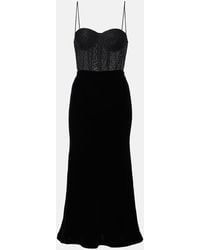 Rebecca Vallance - Ethel Polka-Dot Bustier Dress - Lyst