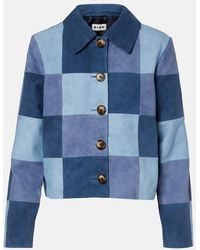 RIXO London - Veste En Daim - Lyst