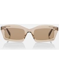 Alaïa - Logo Rectangular Sunglasses - Lyst