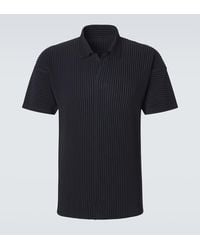 Homme Plissé Issey Miyake - Basics Pleated Polo Shirt - Lyst