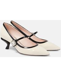 Roger Vivier - Virgule 55 Patent Leather Mary Jane Pumps - Lyst