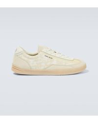 Stone Island - S0101 Leather And Canvas Sneakers - Lyst