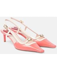 Roger Vivier - Slingback-Pumps Viv' Canard aus Leder - Lyst