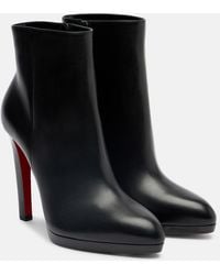 Christian Louboutin - Fannylove 120 Leather Ankle Boots - Lyst
