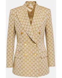 Gucci - Double-breasted Blazer - Lyst