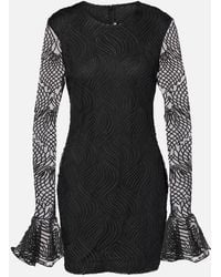 ROTATE BIRGER CHRISTENSEN - Donna Vestito Mini Con Ruches - Lyst