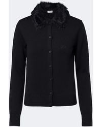 Loewe - Double L Wool Cardigan - Lyst