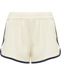 Tory Sport Cotton Shorts - Natural