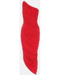 Norma Kamali - Midikleid Diana Aus Jersey - Lyst