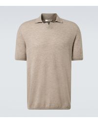 The Row - Isao Cashmere Polo Shirt - Lyst