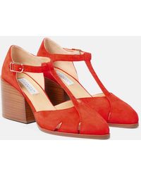 Gabriela Hearst - Hawes Suede Pumps - Lyst