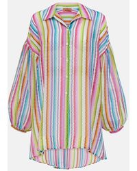 Missoni - Camisa de algodon y seda en zigzag - Lyst
