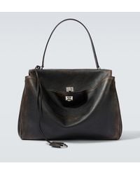 Balenciaga - Rodeo Large Distressed Leather Tote Bag - Lyst