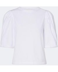 Isabel Marant - Maeliss Puff-Sleeve Cotton Top - Lyst