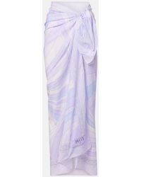 PUCCI - Pareo Iride Aus Baumwolle - Lyst