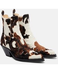 Gabriela Hearst - Cassidy Calf Hair Cowboy Boots - Lyst