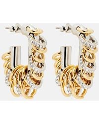 Rabanne - Punk Xl Link Small Embellished Earrings - Lyst