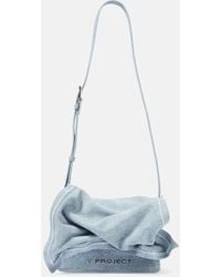 Y. Project - Wire Denim-printed Leather Shoulder Bag - Lyst