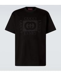 Gucci - Cotton Jersey T-Shirt - Lyst