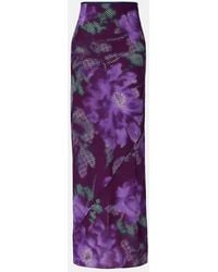 Dries Van Noten - Floral Maxi Skirt - Lyst