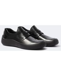 Prada - Leather Penny Loafers - Lyst
